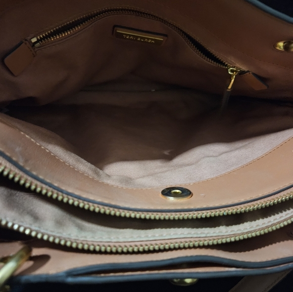 Tory Burch Lily Satchel-Salmon Color - Picture 12 of 16